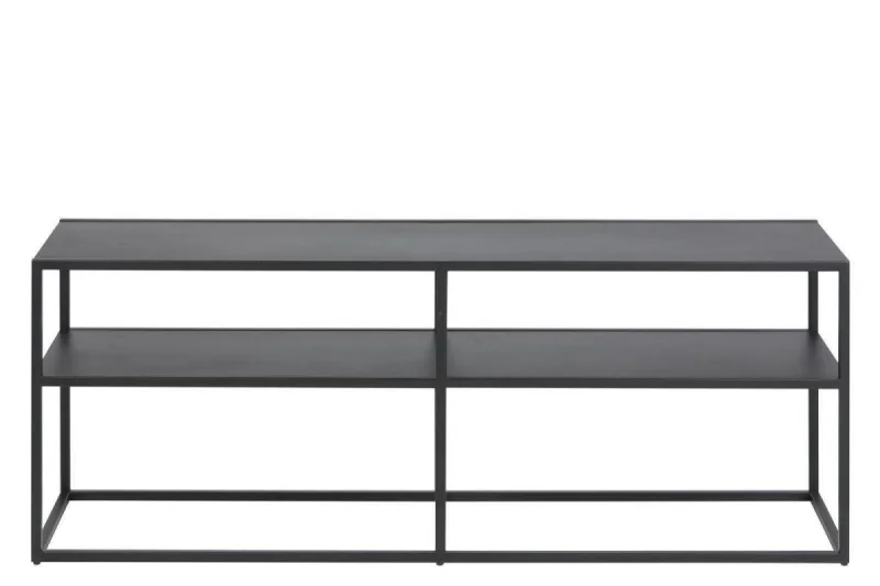 TV-Lowboard VALIA Schwarz matt 120 cm - Bild 2