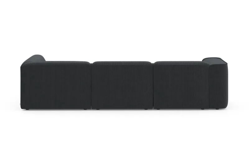 Ecksofa L-Form MIRABELL Cord anthrazit - Bild 3