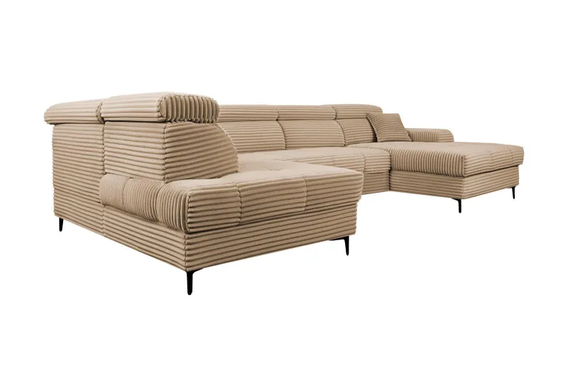 Wohnlandschaft Schlafsofa U-Form ROYALE - Bild 3