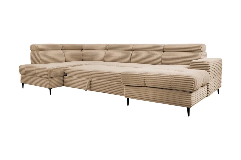 Wohnlandschaft Schlafsofa U-Form ROYALE - Bild 7