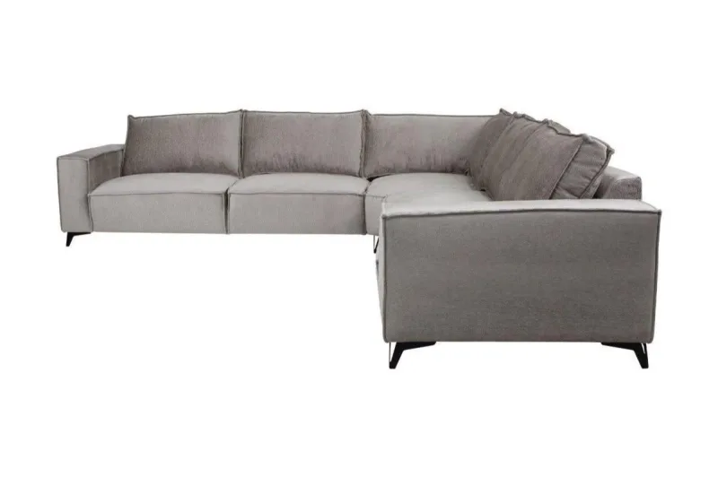 Ecksofa MILAN in Champagner-Silber - Bild 2