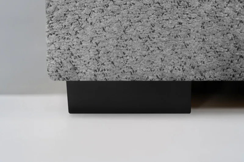 Schlafsofa BOUCLE GRANDI L-Form Hellgrau - Bild 11