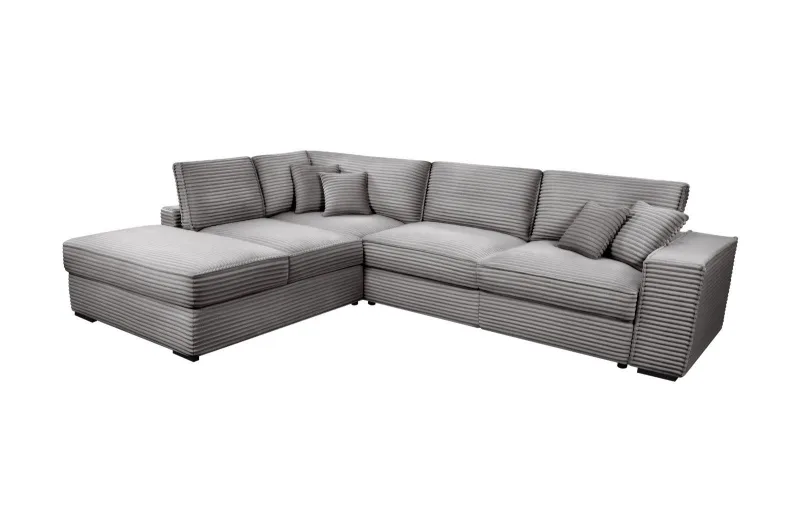 Ecksofa CALYPSO L-Form Cord Plüsch - Bild 2