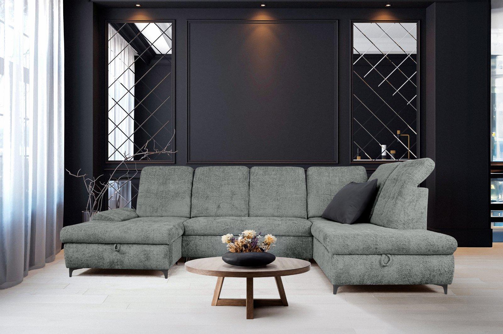 Wohnlandschaft RIVIERA mit Schlaffunktion