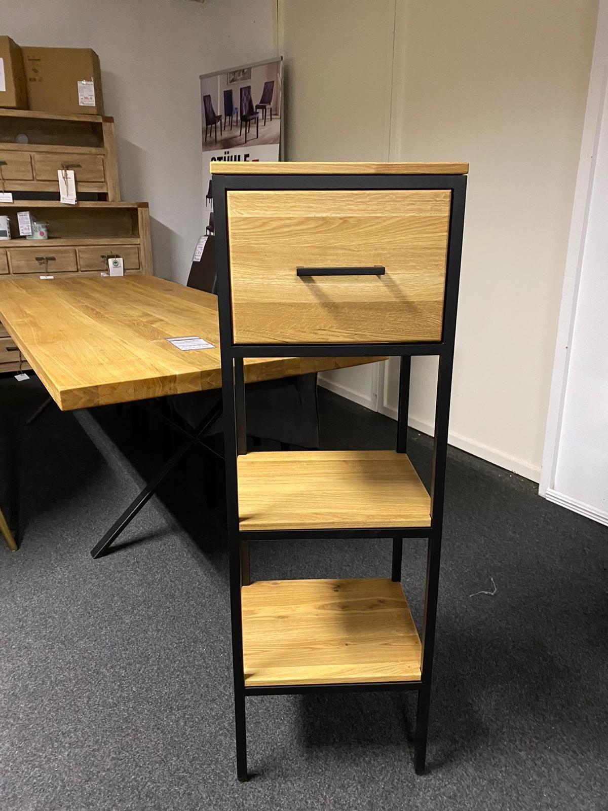 Badezimmer Schrank Linus - Braun/Schwarz