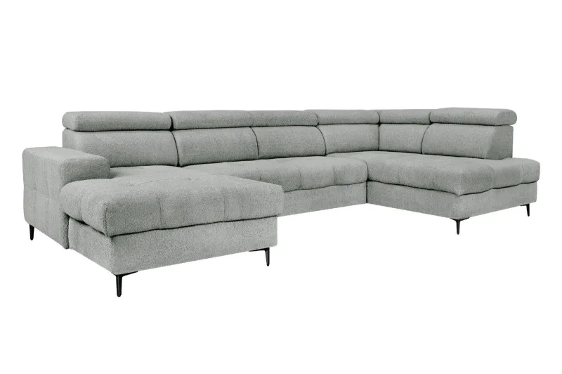 Wohnlandschaft U-Form mit Schlaffunktion ROYALE - Bild 3