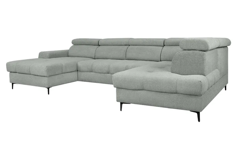 Wohnlandschaft U-Form mit Schlaffunktion ROYALE - Bild 4