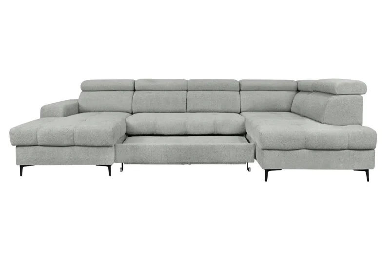 Wohnlandschaft U-Form mit Schlaffunktion ROYALE - Bild 8