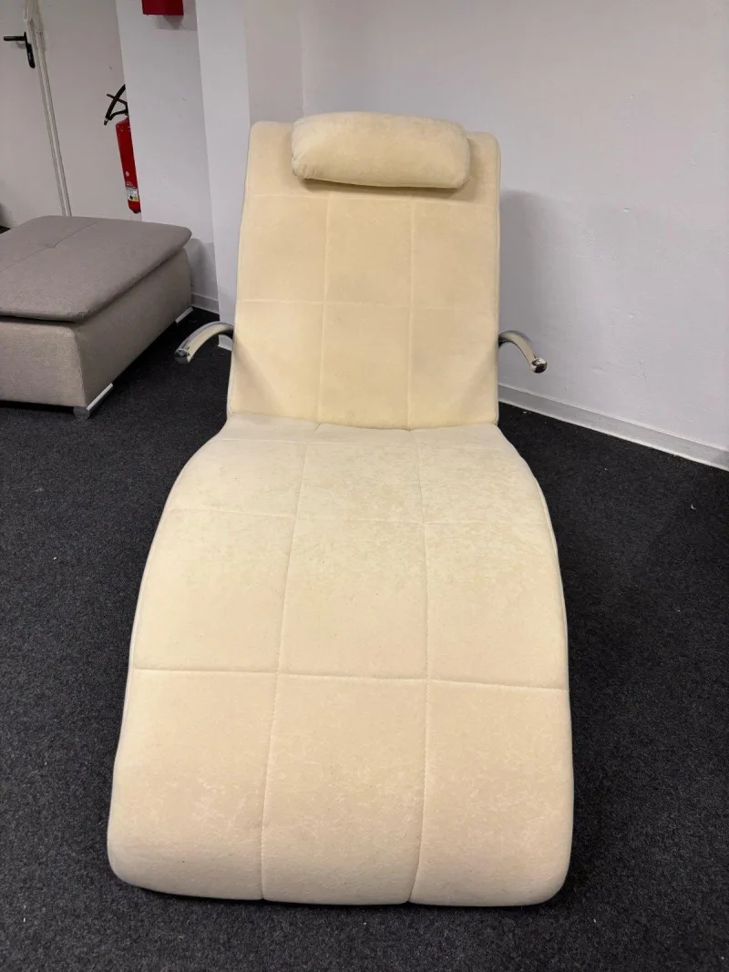 Liegesessel Lombard - Beige Microfaser