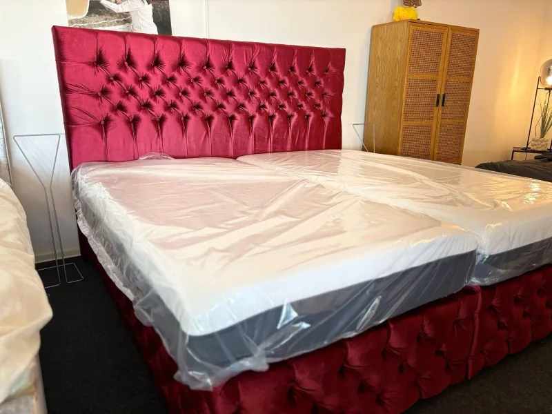 Boxspringbett AURELIA 200x200 cm mit Topper - Bild 2