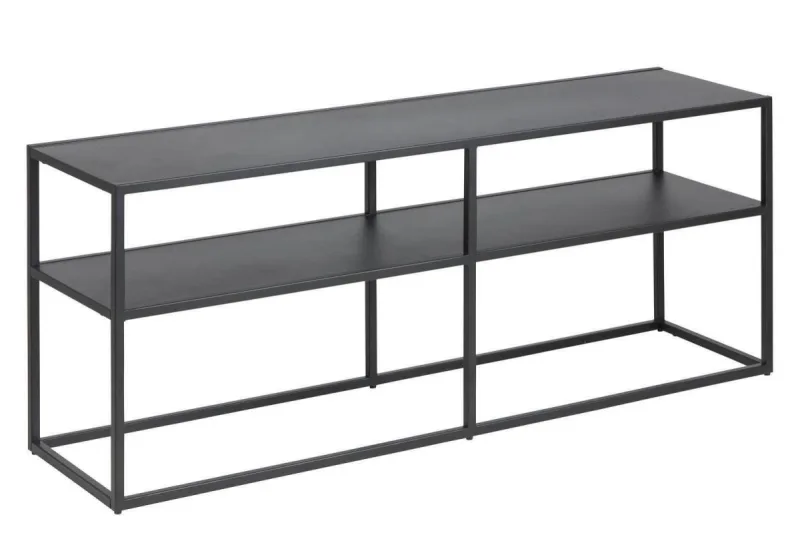 TV-Lowboard VALIA - Schwarz matt