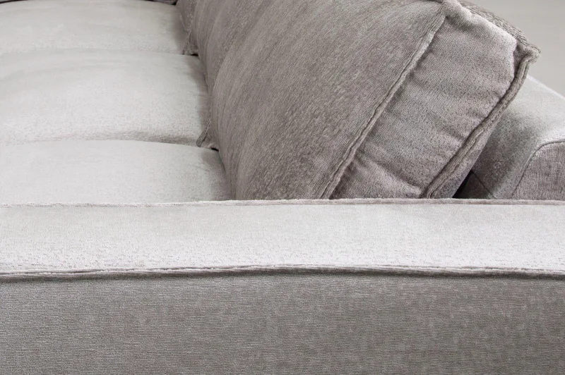 Ecksofa MILAN in Champagner-Silber - Bild 7