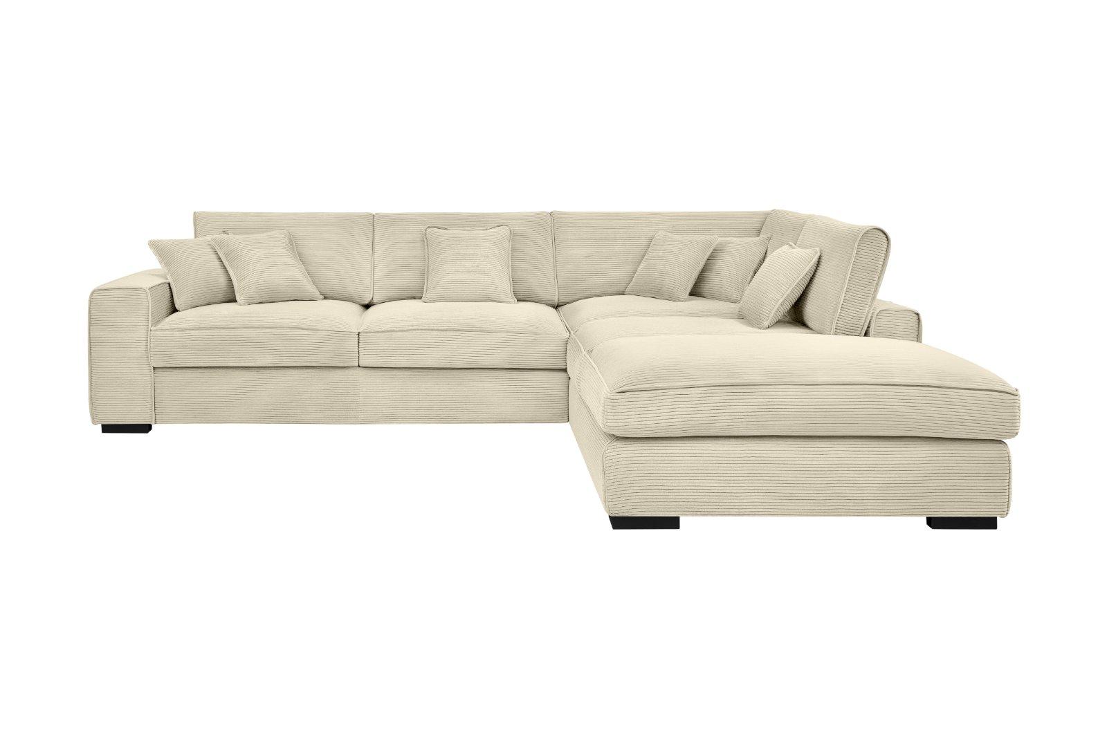 Ecksofa L-Form Cord CALYPSO