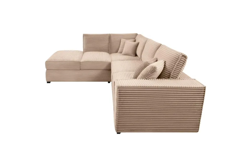 Ecksofa CALYPSO Cord Plüsch 355 cm - Bild 4