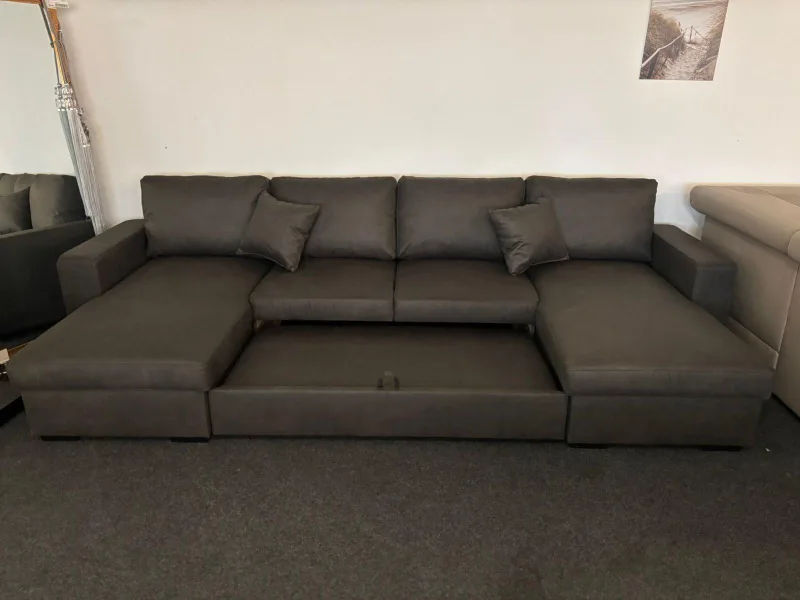 Wohnlandschaft Schlafsofa U-Form GRANDI - Bild 2