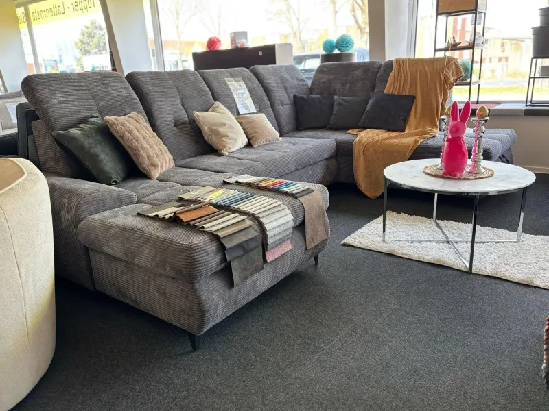 Wohnlandschaft RIVIERA U-Form Schlafsofa - Bild 2