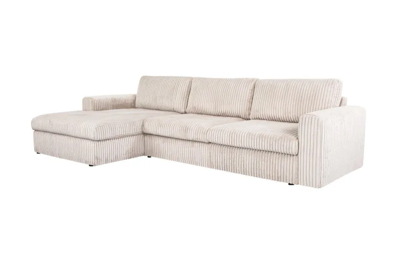 Ecksofa Plüsch Cord VENEZIA - Bild 3