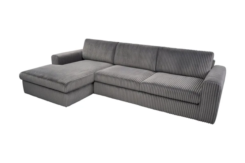 Ecksofa Plüsch Cord VENEZIA - Bild 2