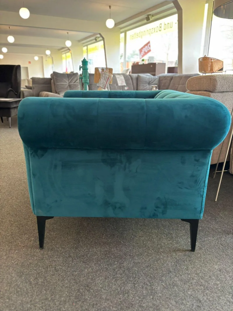 Chesterfield Loungesessel in Türkis - Bild 3