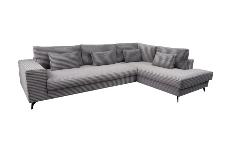 Ecksofa Plüsch Cord Nova Lux - Bild 2