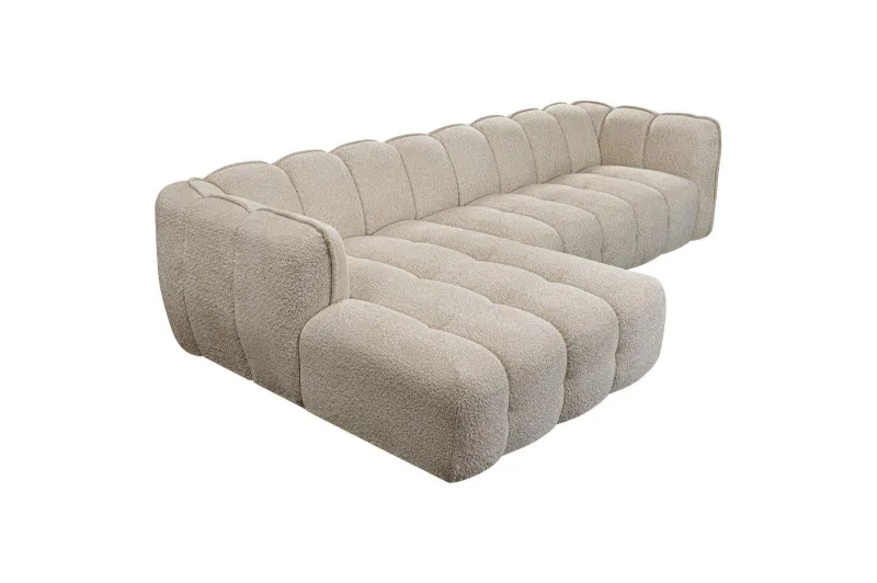 Ecksofa ARMONIA - L-Form, creme-beige - Bild 3