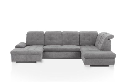 Wohnlandschaft U-Form mit Schlaffunktion