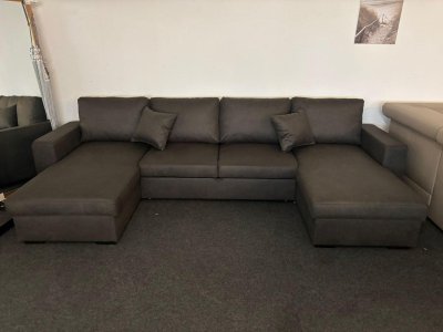 Wohnlandschaft Schlafsofa U-Form GRANDI