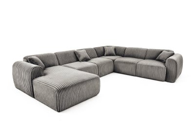 Wohnlandschaft XXL OCEAN in Grau