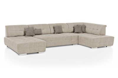 Wohnlandschaft U-Form XXL CASTELO