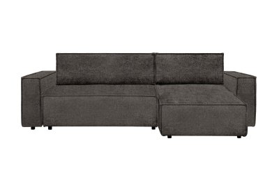 Schlafsofa SERENA in Anthrazit-Braun