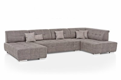 XXL Wohnlandschaft CASTELO in Braun