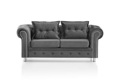 Chester 2-Sitzer Sofa in Dunkelgrau