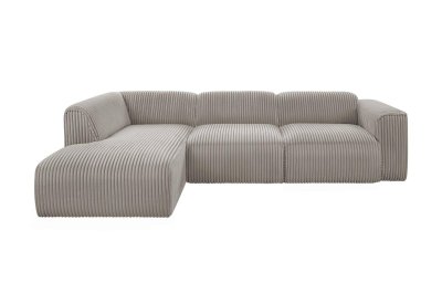 Ecksofa Plüsch Cord MIRABELL