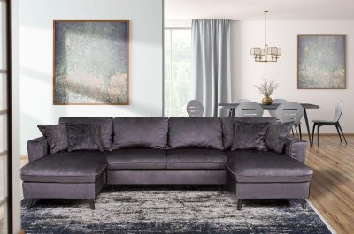 Schlafsofa Luc U-Form mit Schlaffunktion