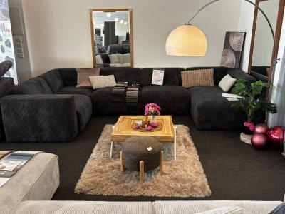 Modulares Sofa MIRABELL in Anthrazit