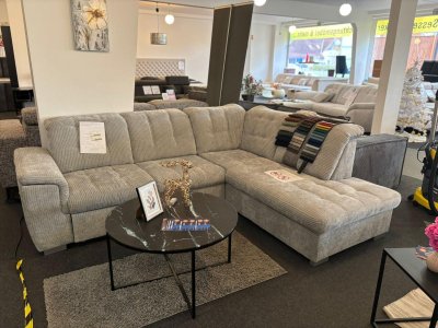 Ecksofa PORTO mit Schlaffunktion und Bettkasten