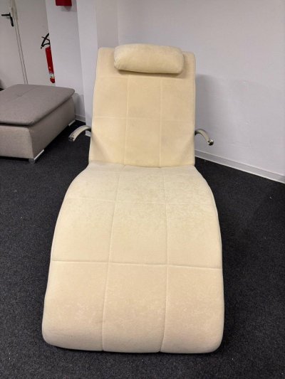 Liegesessel Lombard - Beige Microfaser