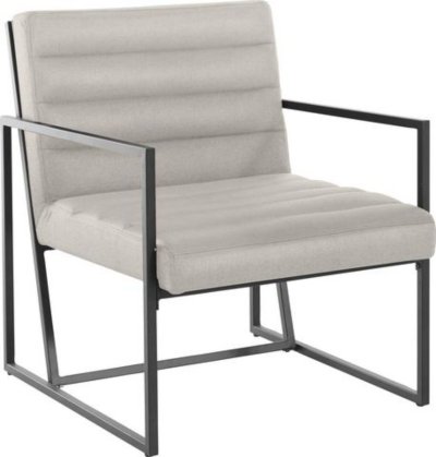 Loungesessel AGATA in Blau und Hellgrau