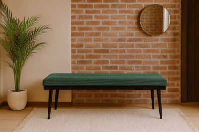 Cordstoff Sitzbank Amina jr. - Grün