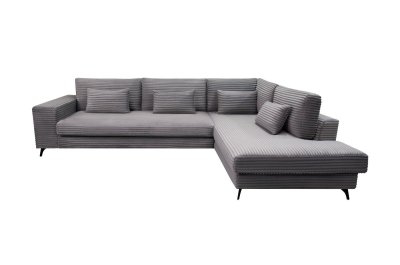 Ecksofa Plüsch Cord Nova Lux